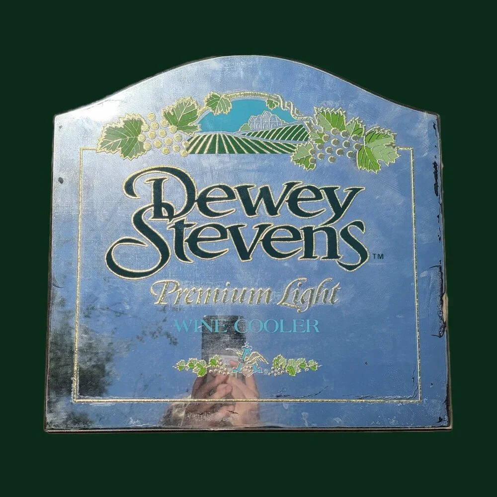 ❝ Dewey Stevens Wine cooler vintage mirror 🍇⋯❞